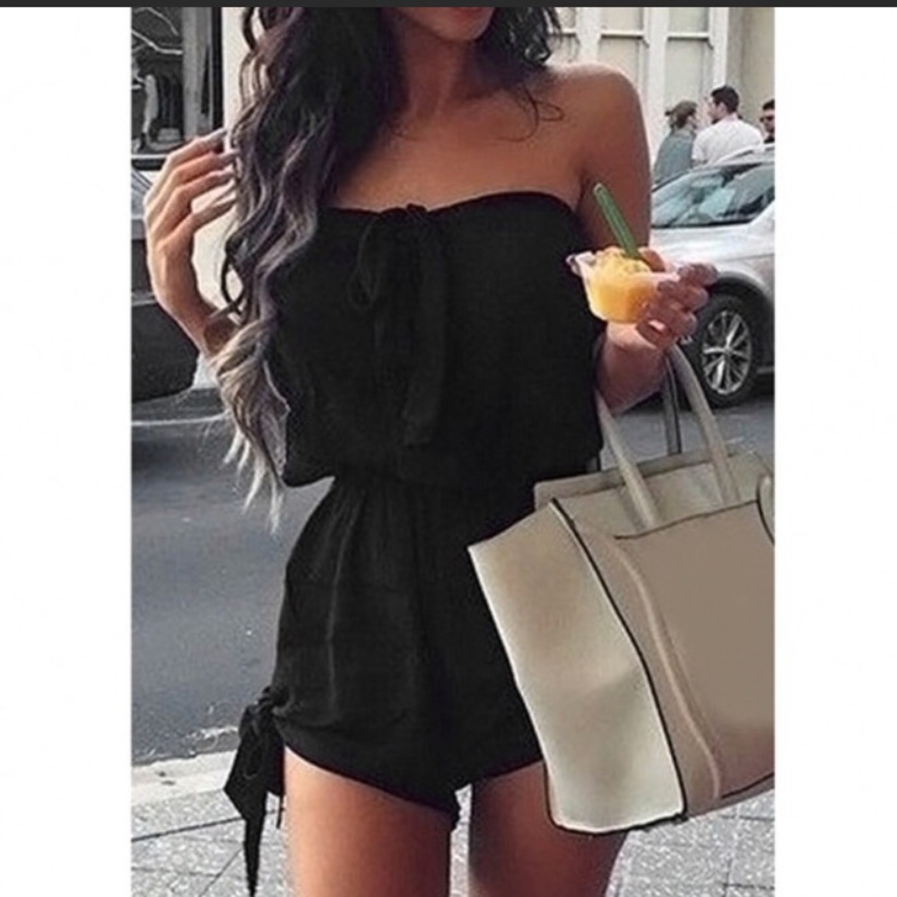 Sexy black romper